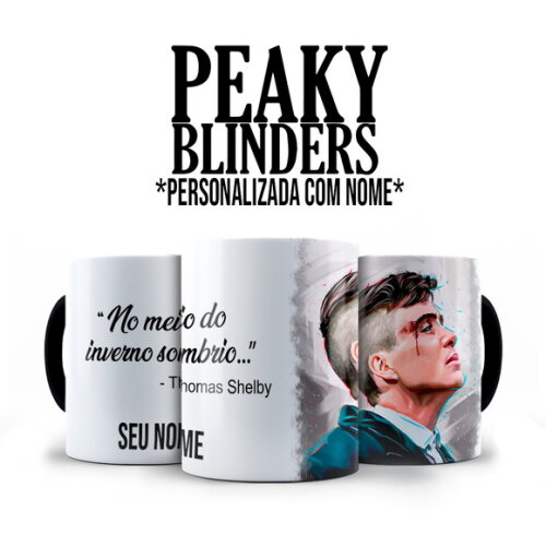 Caneca Personalizada Série Peaky Blinders com Nome