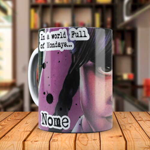 Caneca Personalizada Série Wandinha com Nome