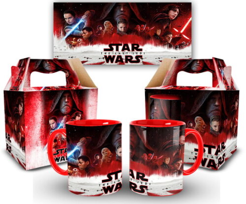 Caneca Personalizada Star Wars Último Jedi + Caixinha 1 unid