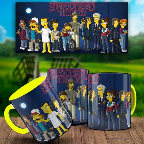 Caneca Personalizada Stranger Things + Kit #11