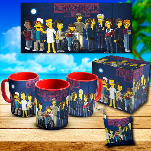 Caneca Personalizada Stranger Things + Kit #11