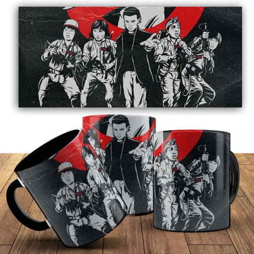 Caneca Personalizada Stranger Things + Kit #12