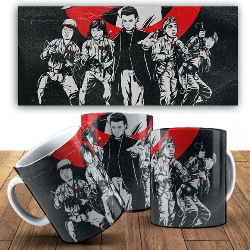 Caneca Personalizada Stranger Things + Kit #12.2