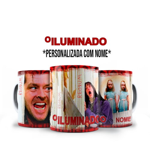 Caneca Personalizada Terror Filme o Iluminado com Nome