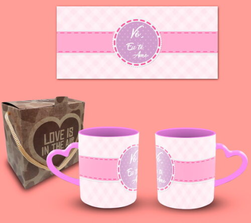 Caneca Personalizada Vó Eu Te Amo + Caixinha Kraft #4