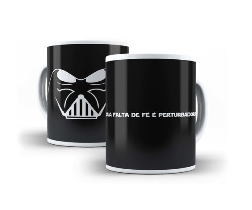Caneca Personalizado Star Wars Darth Vader + Caixinha #03