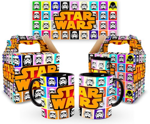 Caneca Personalizado Star Wars Darth Vader + Caixinha 1 unid