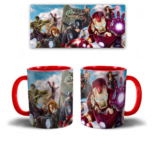 Caneca personalizado Vingadores Avengers - Mod 001