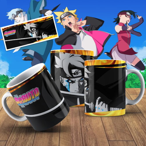 Caneca porcelana personalizada Boruto #1
