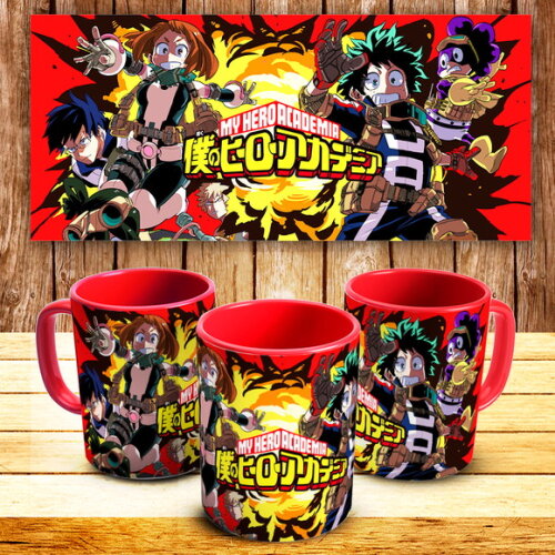 Caneca Porcelana Personalizada Boku No Hero #1!!!