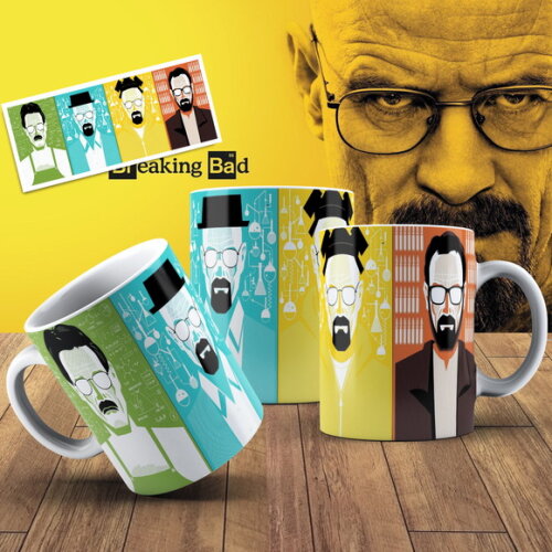 Caneca porcelana personalizada Breaking Bad #1