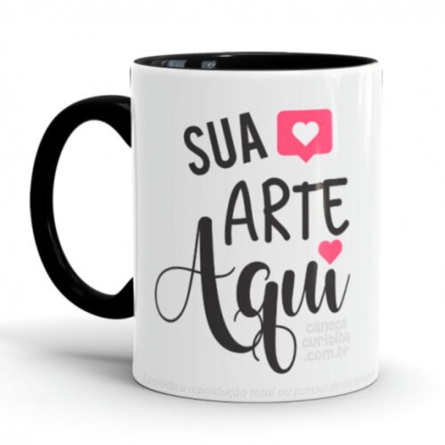 Caneca Porcelana Personalizada com Sua Arte