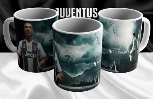 Caneca porcelana personalizada Cr7 Ronaldo Juventus #5!!!
