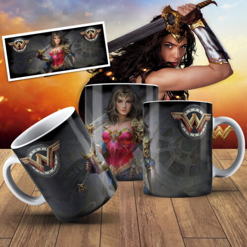 Caneca porcelana personalizada Mulher Maravilha + Cx #2!!!