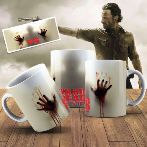 Caneca porcelana personalizada Walking Dead #1