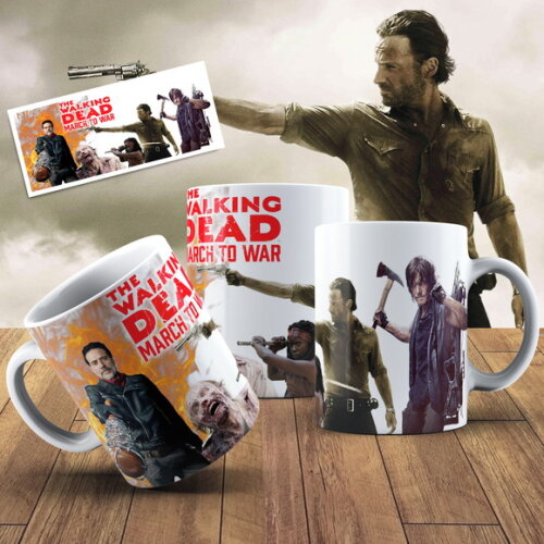 Caneca porcelana personalizada Walking Dead #3