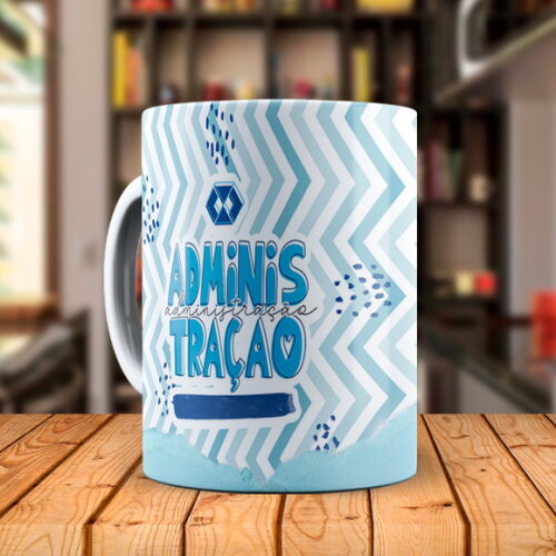 Caneca Profissão Administração com Nome