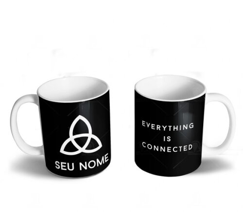 Caneca Série Dark Everything Is Connected Com Seu Nome