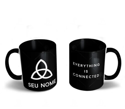 Caneca Série Dark Everything Is Connected Com Seu Nome