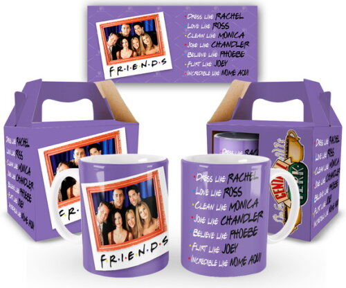 Caneca Série Friends Central Perk com Nome + Caixinha