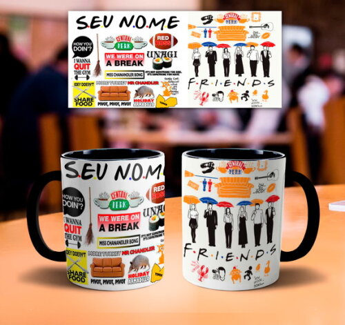 Caneca Série friends seriado de tv personalizada