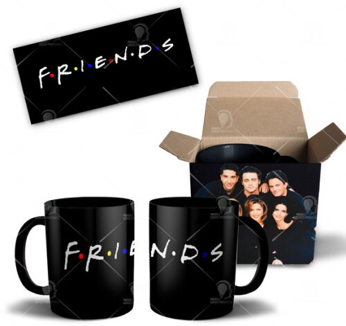 Caneca Série Friends Seriado+ caixinha personalizada Mod 003