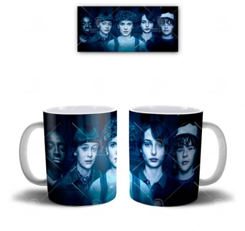 Caneca Série Stranger Things Eleven Mike Lucas Dustin Will