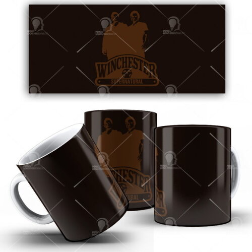 Caneca Série Supernatural Netflix + Caixinha Mod 004