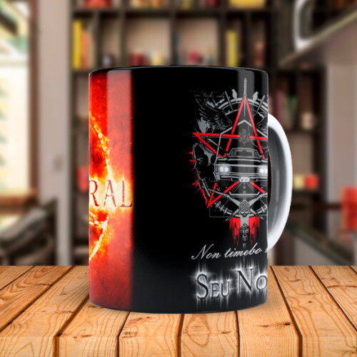 Caneca Série Supernatural Símbolo com Nome