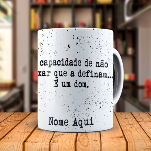 Caneca Série Wandinha com Nome Personalizado