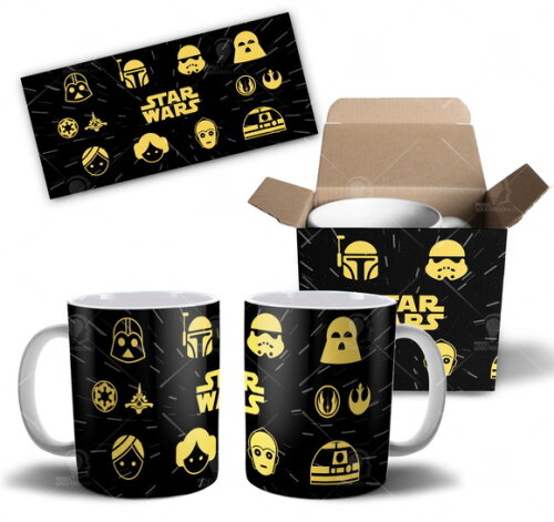 Caneca Star Wars + Caixinha personalizada