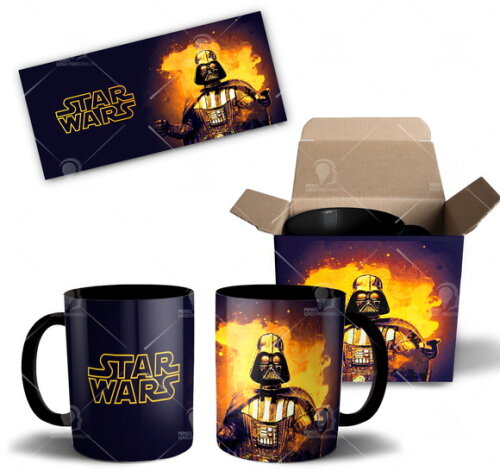Caneca Star Wars Darth Vader + Caixinha personalizada