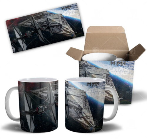 Caneca Star Wars Nave + Caixinha personalizada