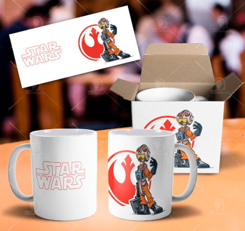 Caneca Star Wars Poe Dameron + Caixinha