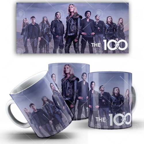 Caneca The 100 Série seriado Netflix + Caixinha Mod 001
