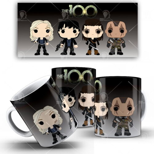 Caneca The 100 Série seriado Netflix + Caixinha Mod 003