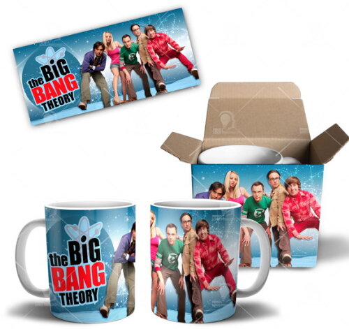 Caneca The Big Theory Série + Caixa Personalizada Mod 04