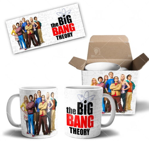 Caneca The Big Theory Série + Caixa Personalizada Mod 02
