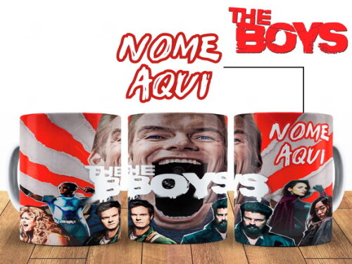 Caneca The Boys com Nome Personalizado