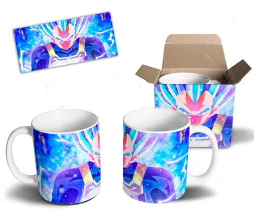 Caneca Vegeta Blue Dragon Ball Super + Caixinha