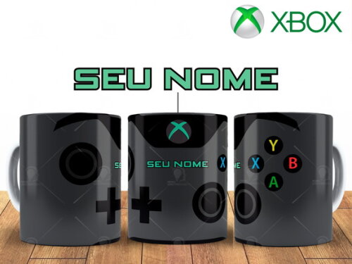 Caneca Xbox Personalizada com Seu Nome