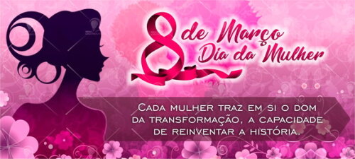 Kit 10 Canecas - Dia Internacional da Mulher 8 de Março