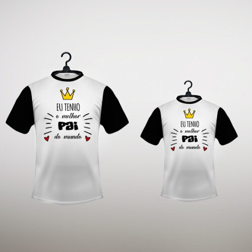 Kit 2 Camisetas Pai E Filho Vários Modelos - Mod 005