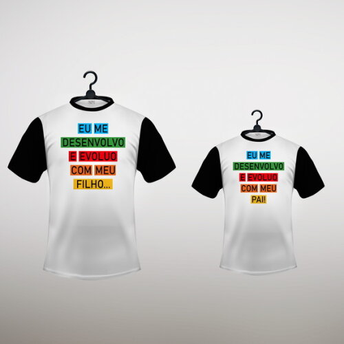 Kit 2 Camisetas Pai E Filho Vários Modelos - Mod 006