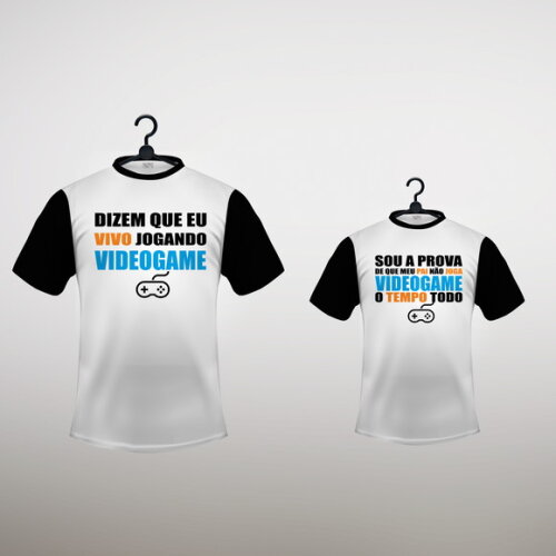 Kit 2 Camisetas Pai E Filho Vários Modelos - Mod 009