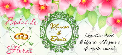 Kit 2 Canecas Mágica Bodas de Flores + Caixinha