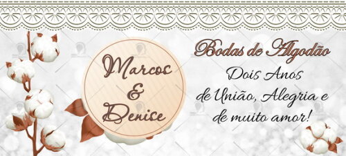 Kit 2 Canecas Mágicas Bodas de Algodão + Caixinha