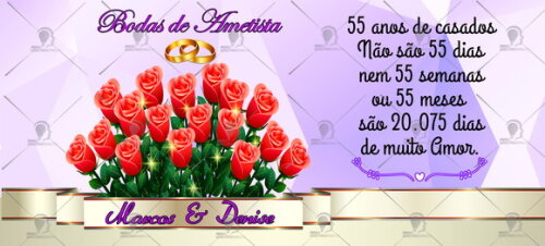 Kit 2 Canecas Mágicas Bodas de Ametista + Caixinha
