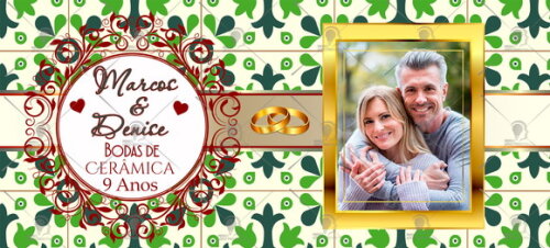 Kit 2 Canecas Mágicas Bodas de Cerâmica com Foto + Caixinha