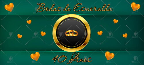Kit 2 Canecas Mágicas Bodas de Esmeralda + Caixinha